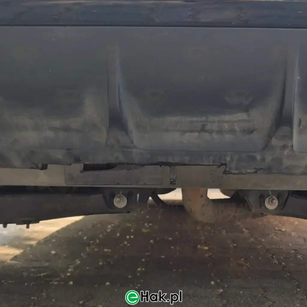 2 montaż haka holowniczego mg hs i