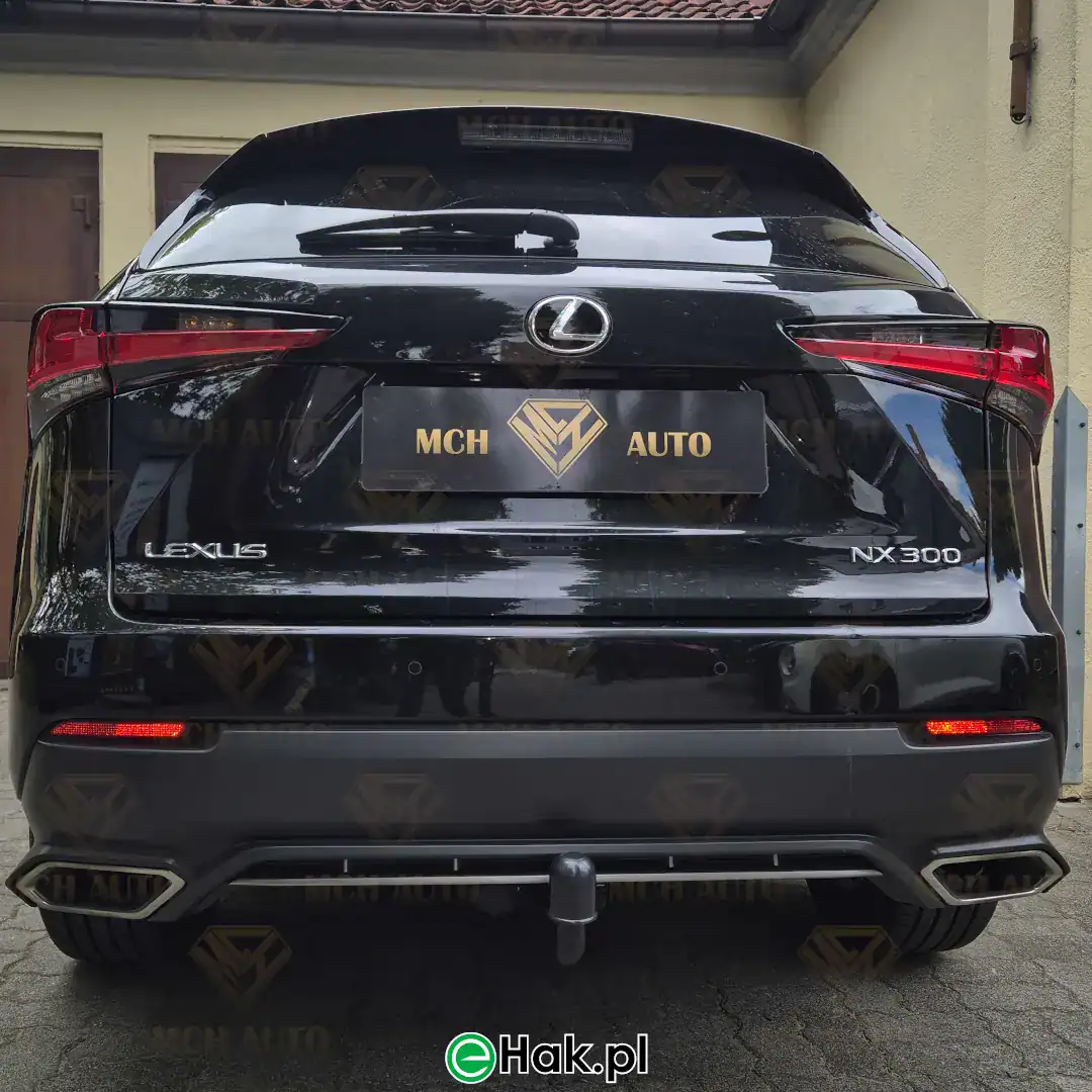 4 montaż haka holowniczego lexus nx 300