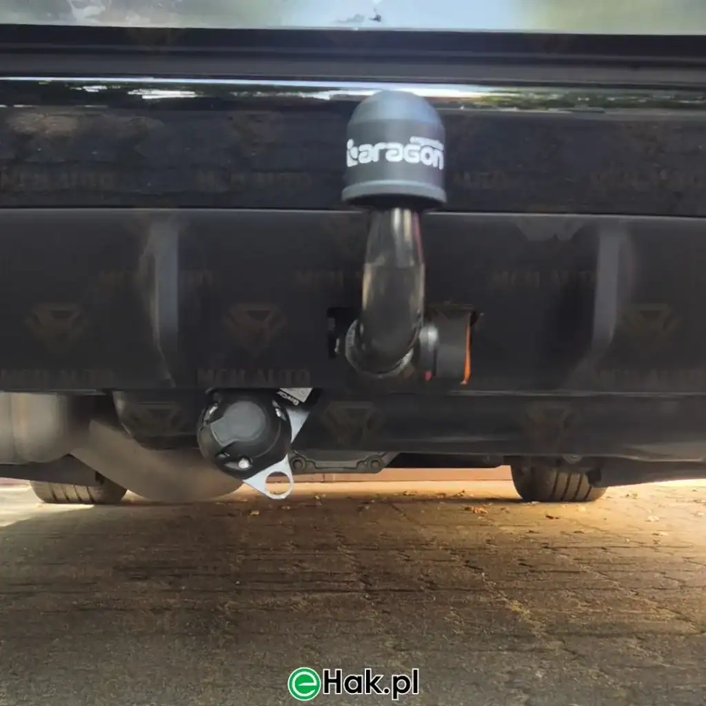 4 montaż haka holowniczego mercedes gle coupe