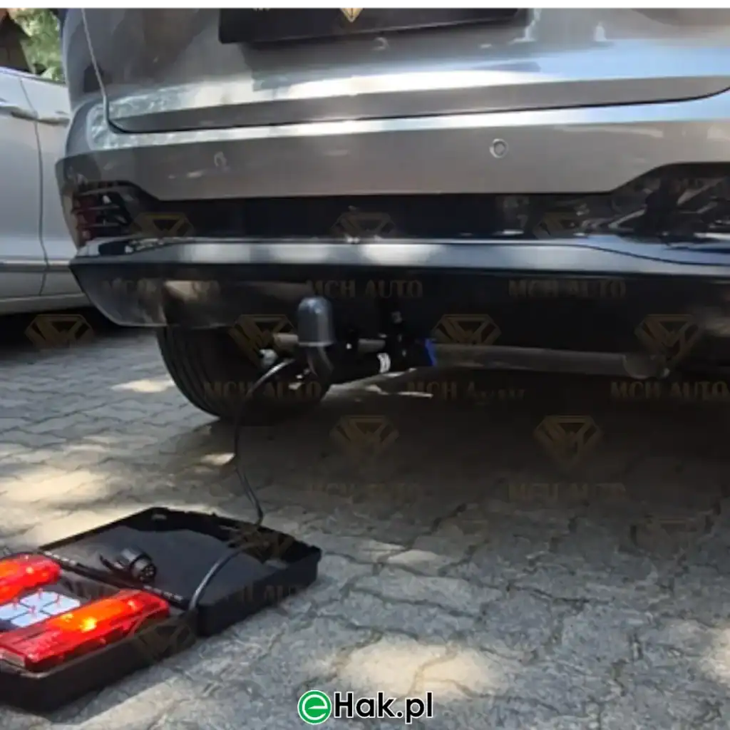 8 montaż haka holowniczego mg hs ii hs phev