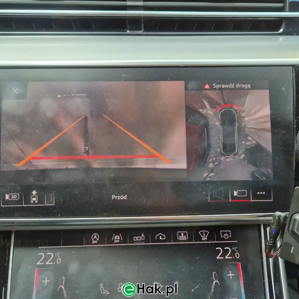 montaż haka holowniczego audi a8 long s-line