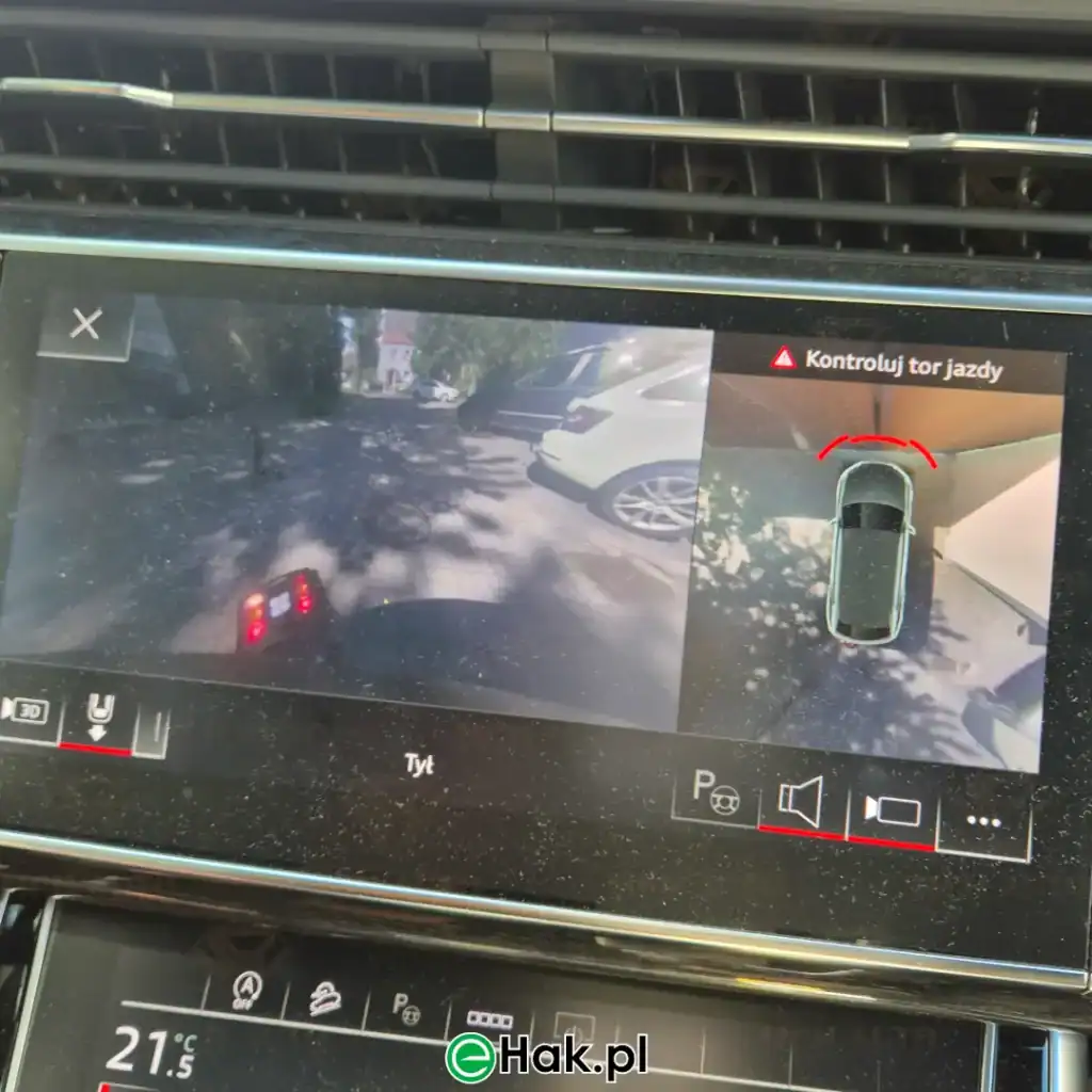 montaż haka holowniczego audi q8 s-line