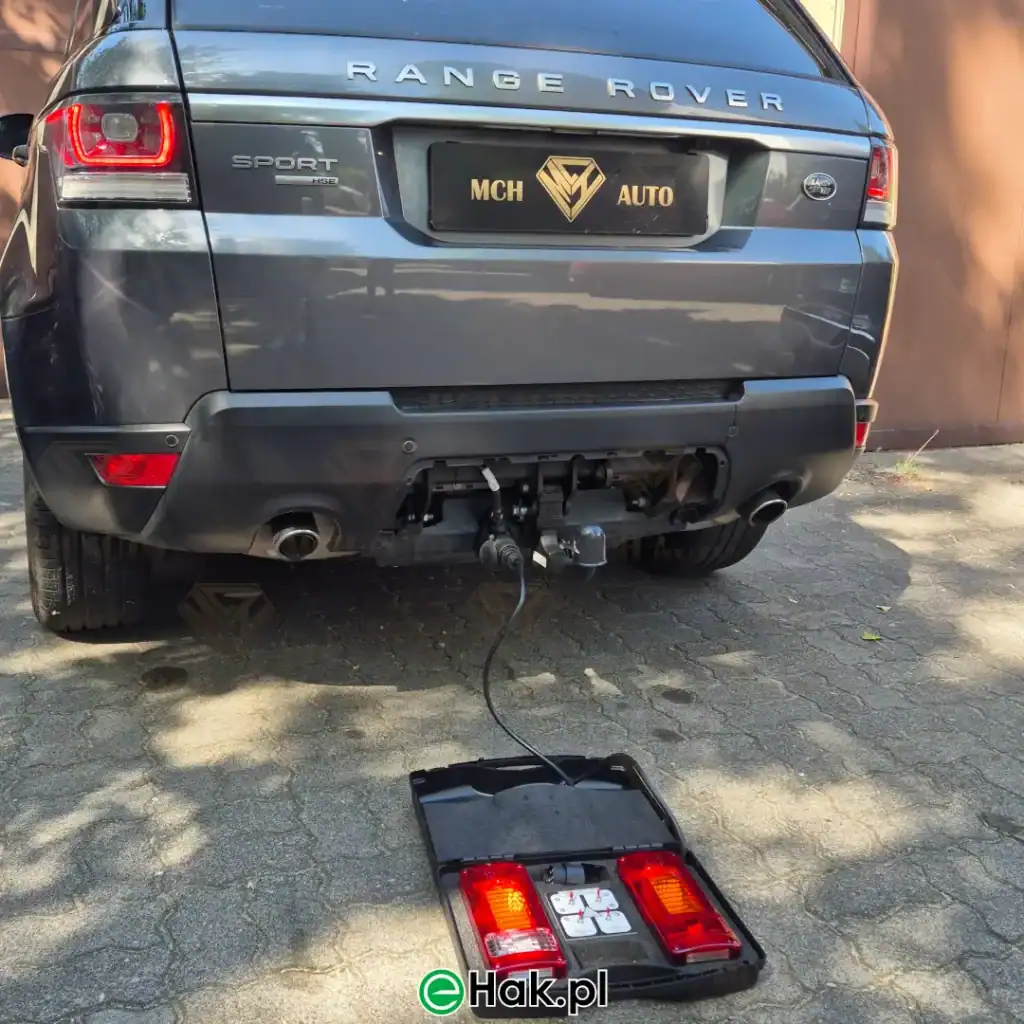 montaż haka holowniczego land rover range rover sport
