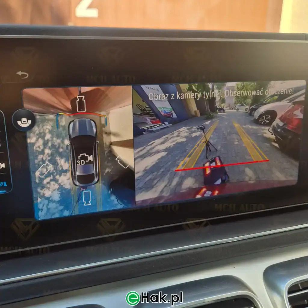 montaż haka holowniczego mercedes gle coupe