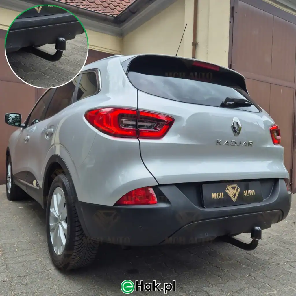 11 montaż haka holowniczego renault kadjar