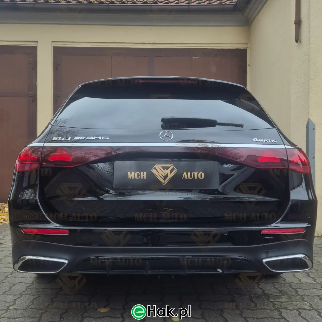 5 montaż haka holowniczego mercedes e kombi s214