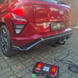 1 montaż haka holowniczego hyundai kona n-line