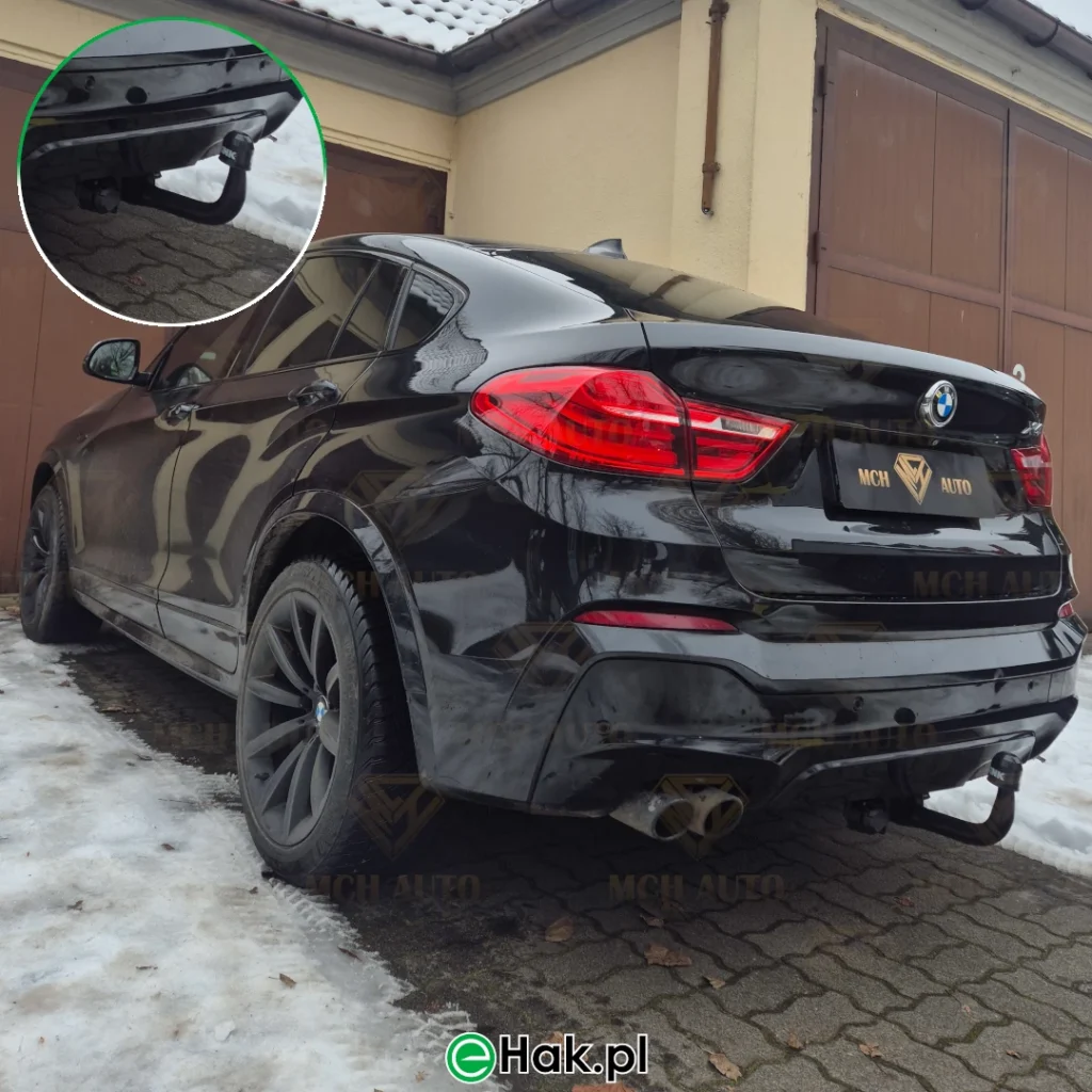 11 montaż haka holowniczego bmw x4 f26