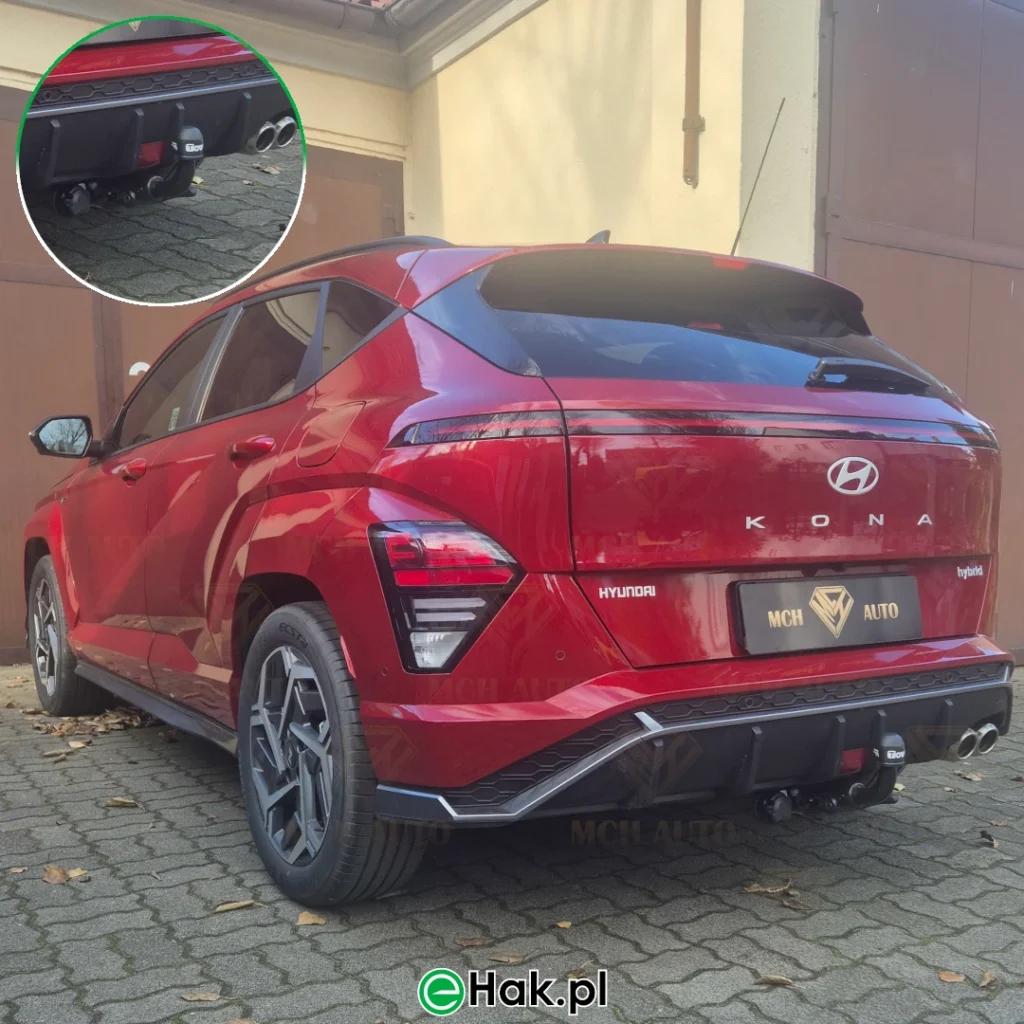 11 montaż haka holowniczego hyundai kona n-line