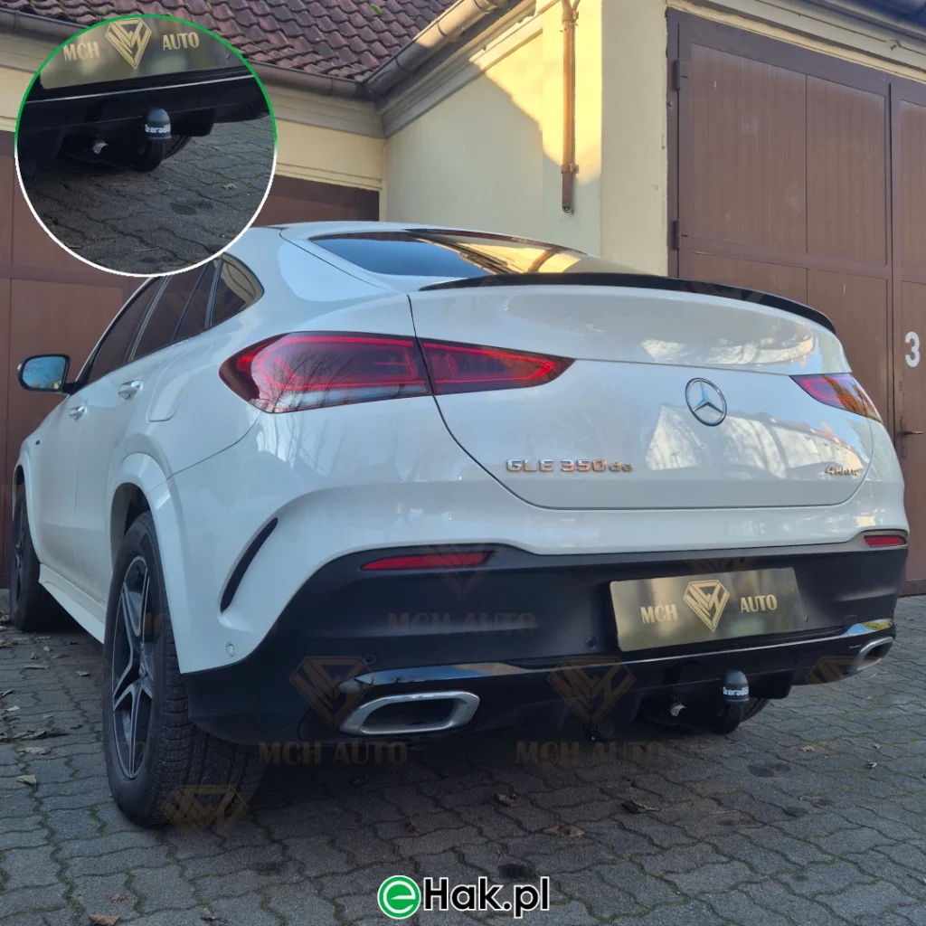 11 montaż haka holowniczego mercedes gle coupe hybrid