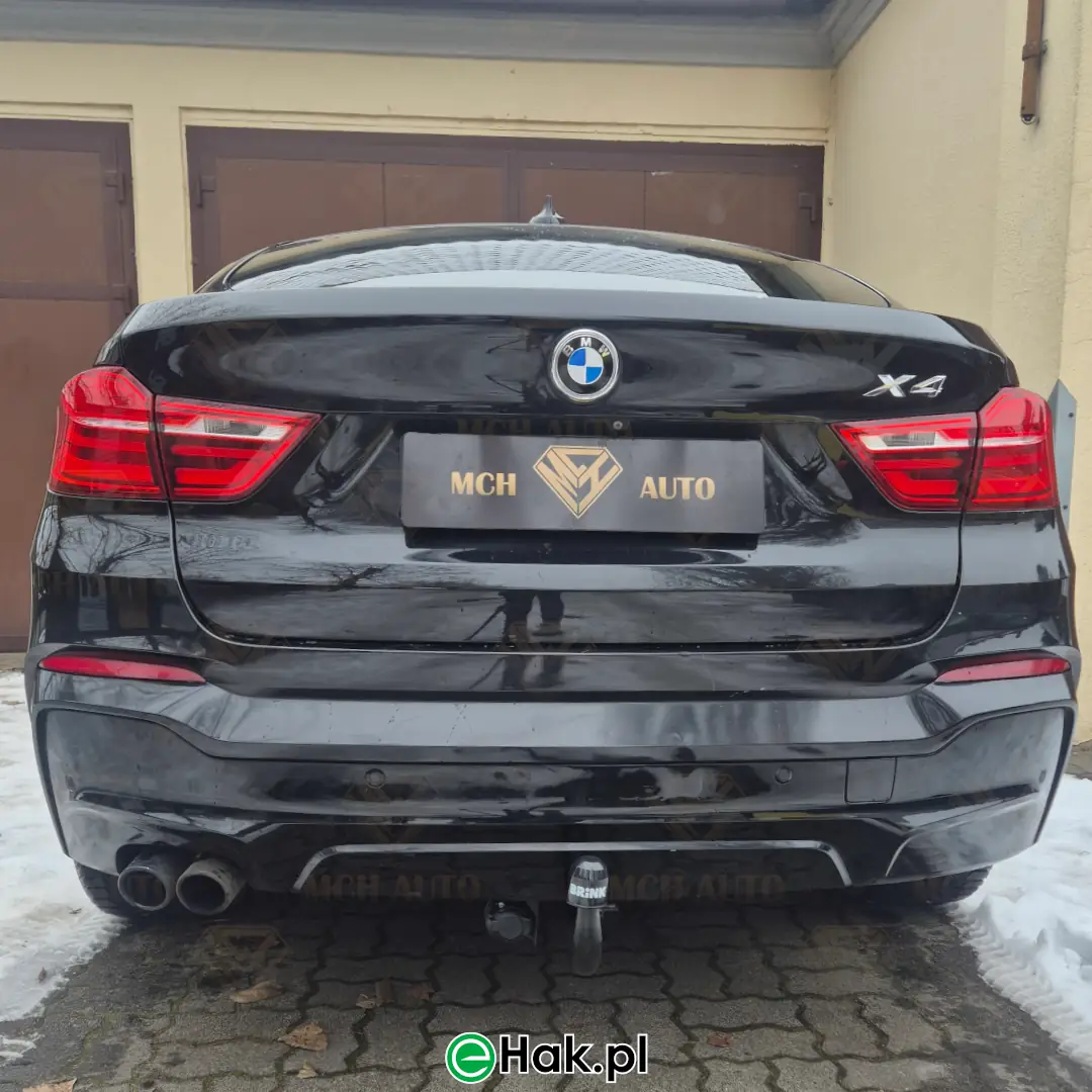 5 montaż haka holowniczego bmw x4 f26