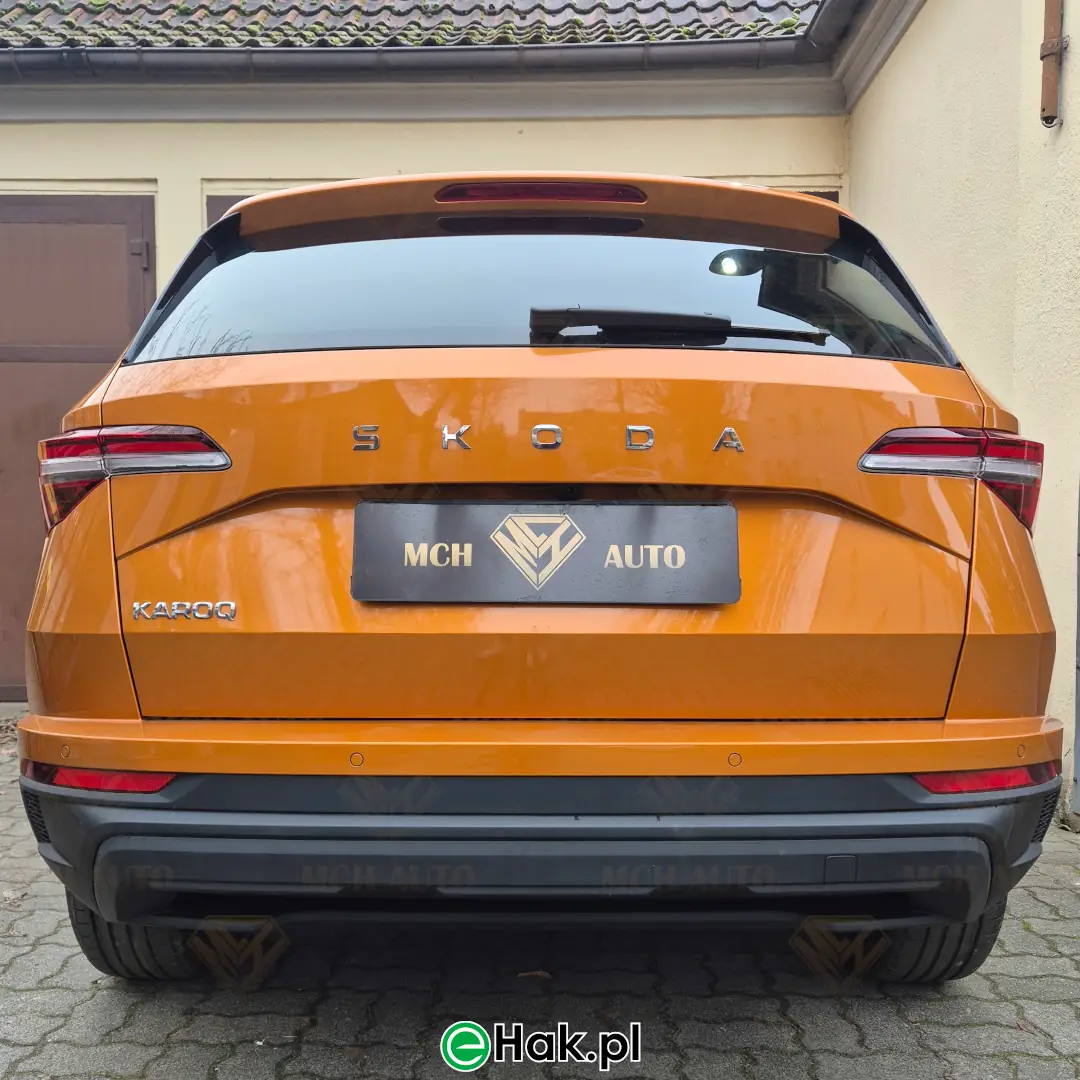 5 montaż haka holowniczego skoda karoq