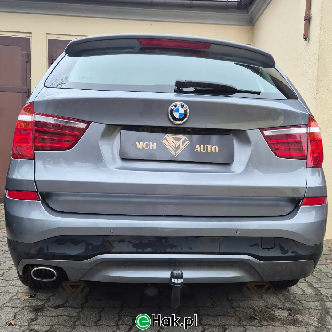 6 montaż haka holowniczego bmw x3 f25