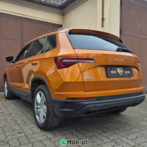 6 montaż haka holowniczego skoda karoq