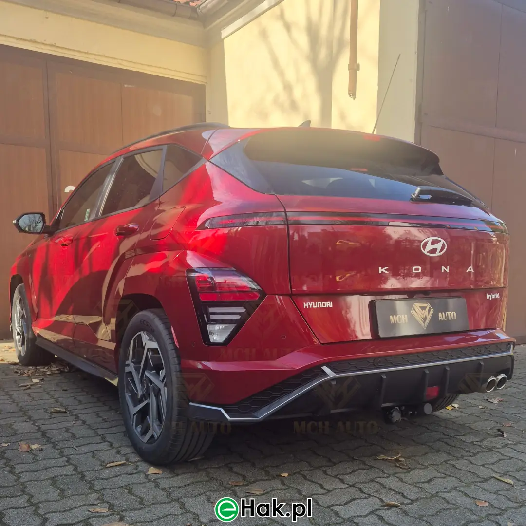 7 montaż haka holowniczego hyundai kona n-line