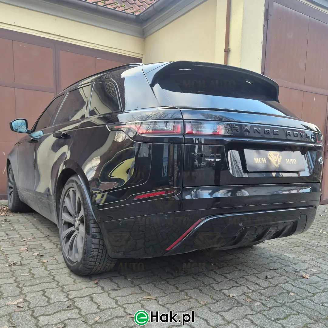 7 montaż haka holowniczego land rover range rover velar