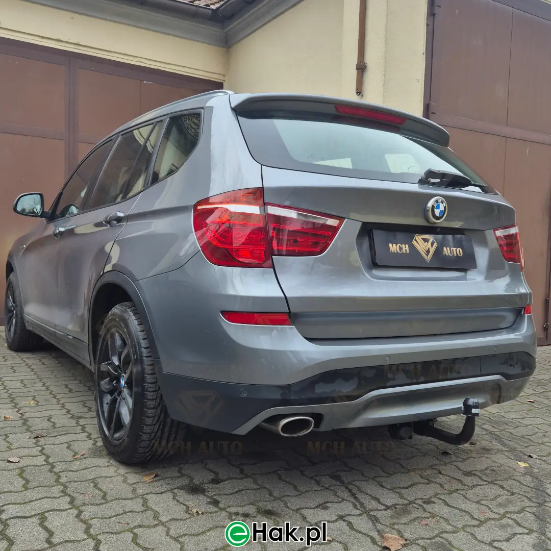 9 montaż haka holowniczego bmw x3 f25