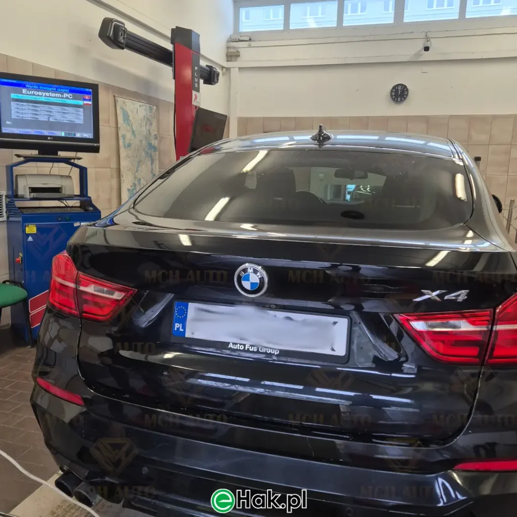 9 montaż haka holowniczego bmw x4 f26