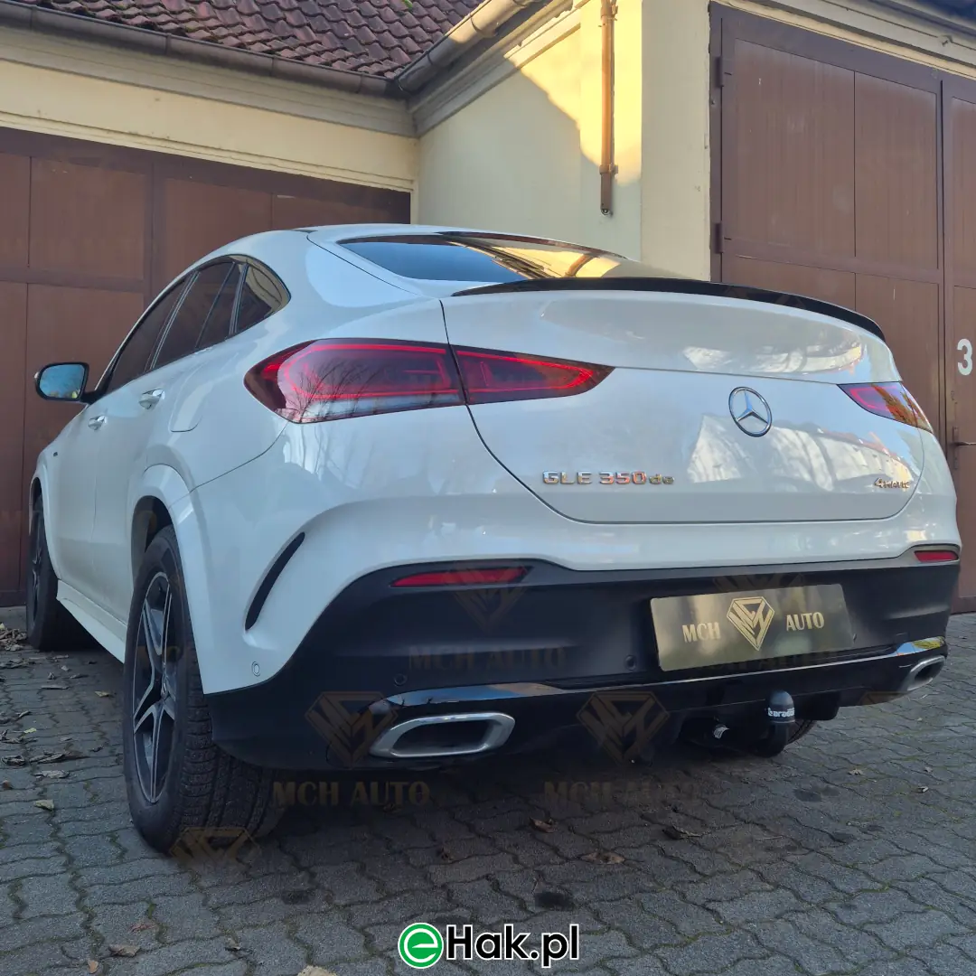 9 montaż haka holowniczego mercedes gle coupe hybrid