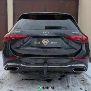 4 montaż haka holowniczego mercedes c w206