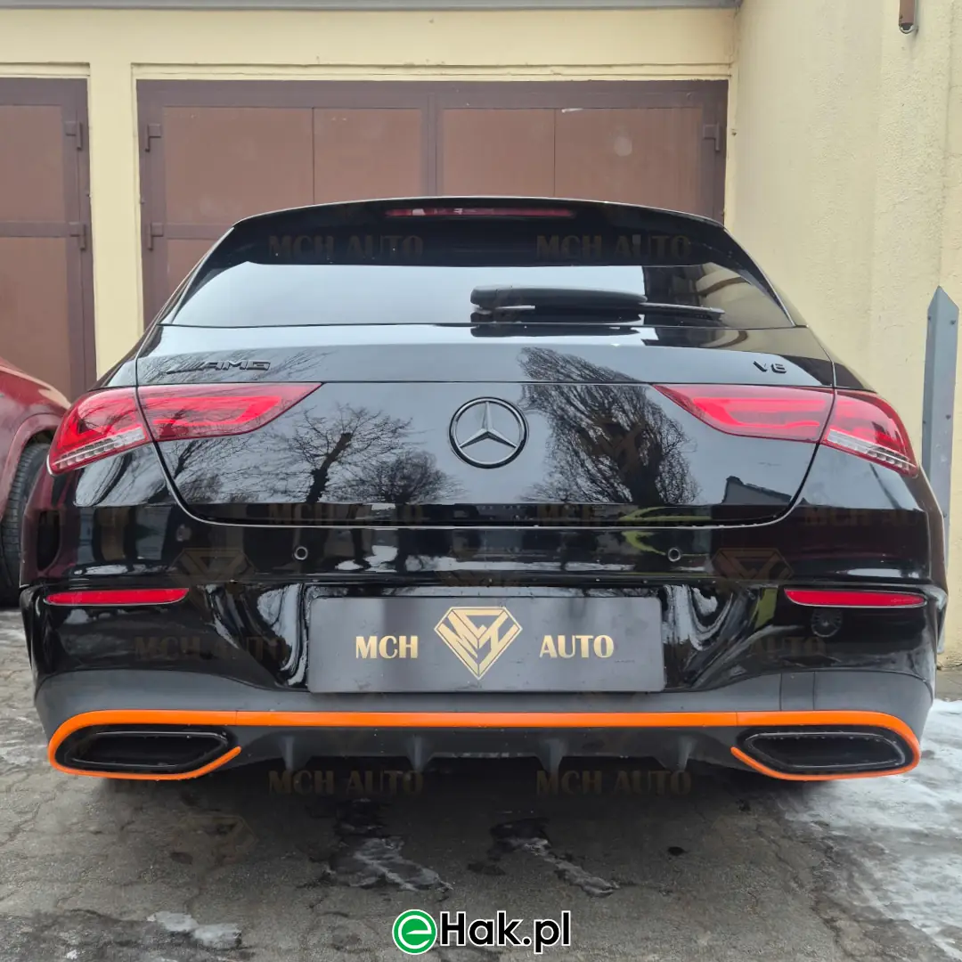 7 montaż haka holowniczgo mercedes cla 118 amg line