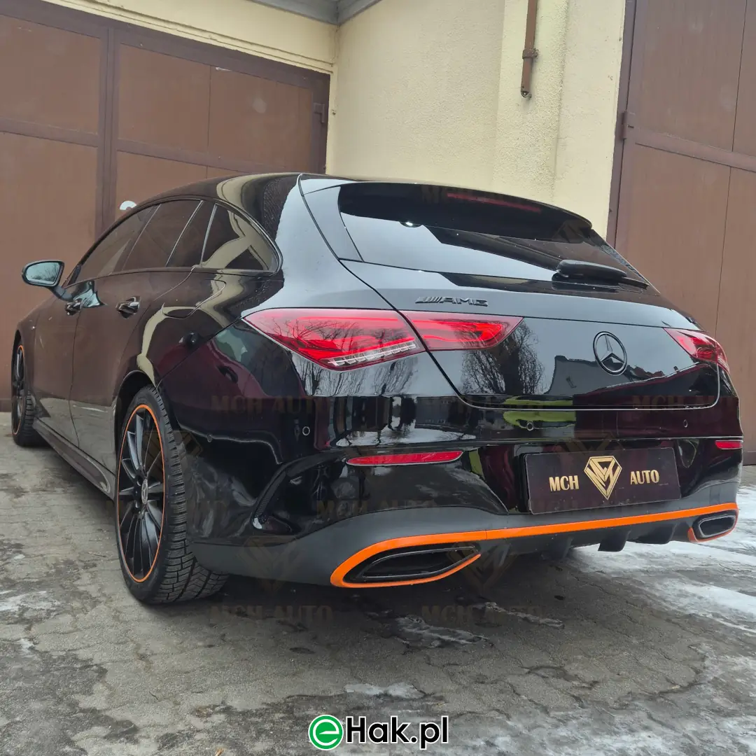 8 montaż haka holowniczgo mercedes cla 118 amg line