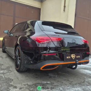 9 montaż haka holowniczgo mercedes cla 118 amg line